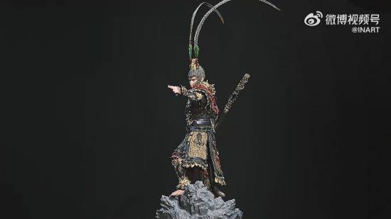 实物细节超棒！《黑神话》大圣套可动人偶开箱！