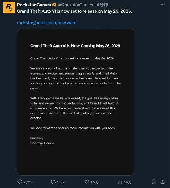 玩家热议如何为《GTA6》发售做准备：先活到那一天!