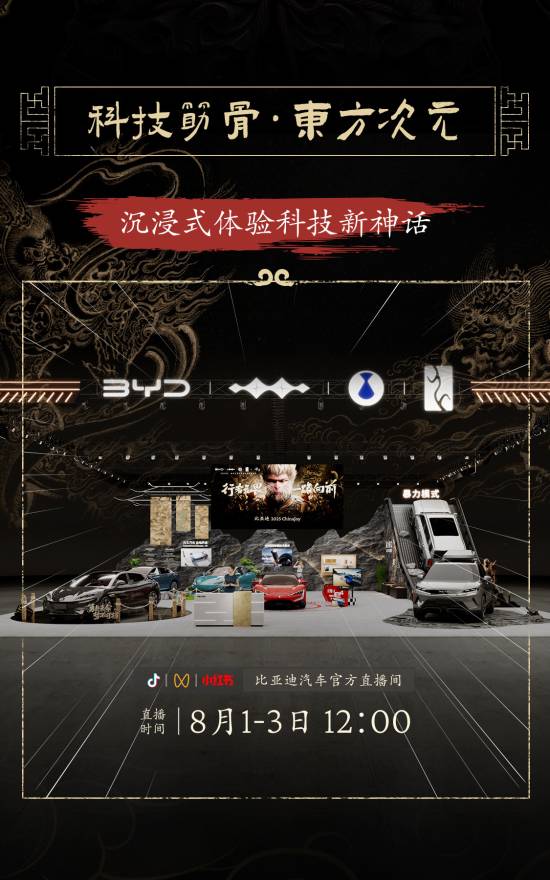 破壁联动：比亚迪《黑神话悟空》官宣2025CJ全品牌展示 钛3神秘限定痛车首亮相
