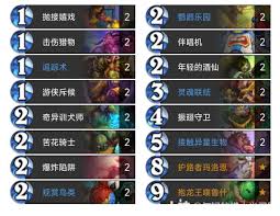 炉石传说低成本灌注猎卡组怎么组
