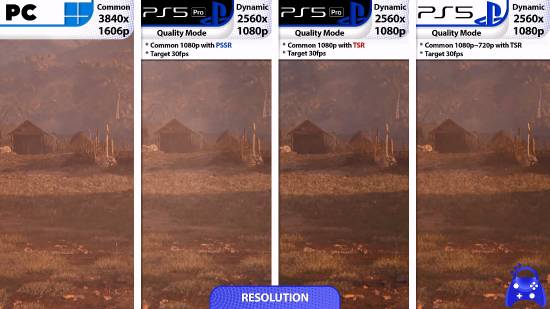《地狱之刃2》PS5/PS5Pro/PC画质对比 PS5与PC最大区别是渲染分辨率！
