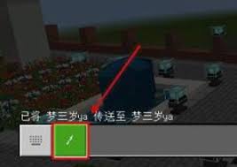 我的世界如何让人传送到身边