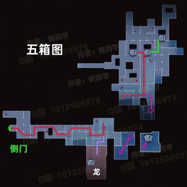 《超自然行动组》昆仑秘境极限侧门在左全地图小抄
