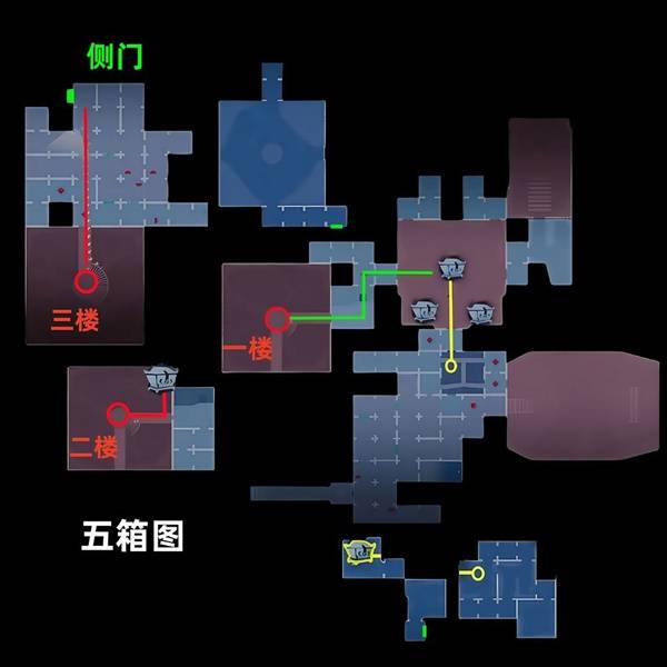 《超自然行动组》昆仑秘境极限侧门在左全地图小抄