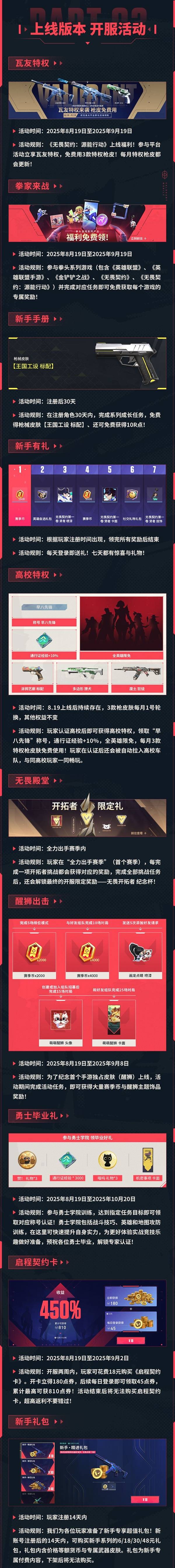 《无畏契约手游》开服公告 上线版本地图、武器与礼包内容介绍