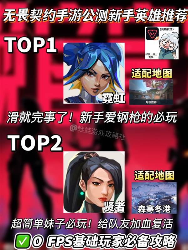 《无畏契约手游》公测全英雄强度排行