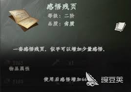 下一站江湖2感悟有什么作用