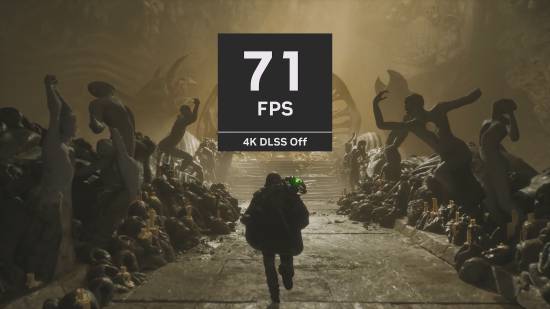 UE5类魂《地狱即我们》DLSS4演示：帧率暴涨3倍多!